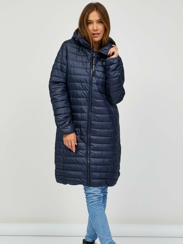 Sam 73 Sam 73 ženski tamnoplavi prošiveni kaput