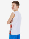 Sam 73 Bijela majica bez rukava za dječake SAM 73 Julius