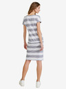 Sam 73 Bijelo-siva ženska kratka haljina na pruge SAM 73 Matilda