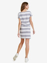 Sam 73 Bijelo-siva ženska kratka haljina na pruge SAM 73 Matilda