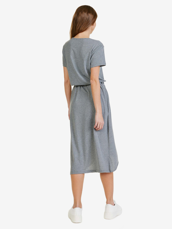 Sam 73 Svijetlo siva ženska midi haljina SAM 73 Gaia