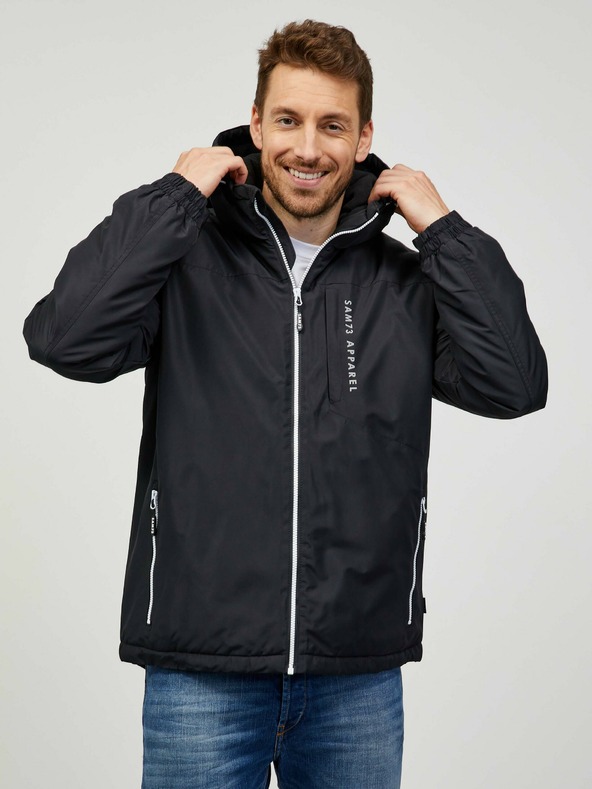Sam 73 Crna muška lagana jakna SAM 73 Sigmund