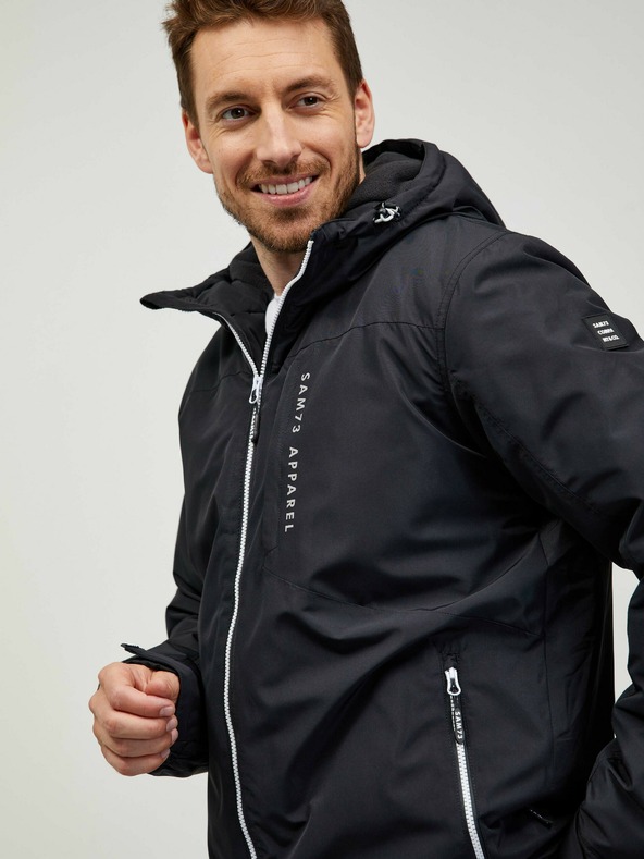 Sam 73 Crna muška lagana jakna SAM 73 Sigmund