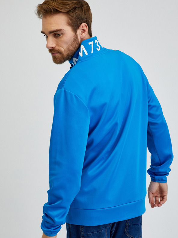 Sam 73 Plava muška majica s patentnim zatvaračem SAM73 Stephen