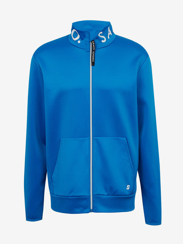 Sam 73 Plava muška majica s patentnim zatvaračem SAM73 Stephen