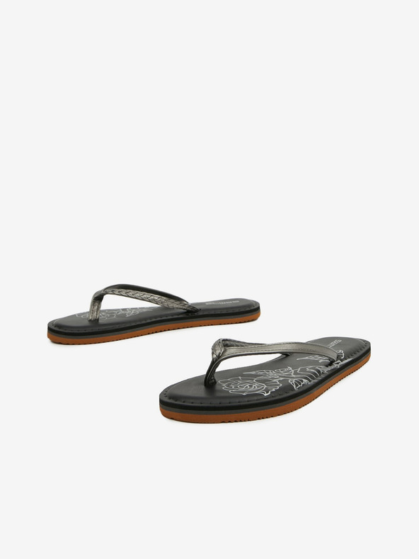 Sam 73 Crne ženske japanke s uzorkom SAM 73 Mia