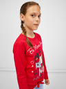 Sam 73 Crvena majica dugih rukava za djevojčice SAM 73 Vadania