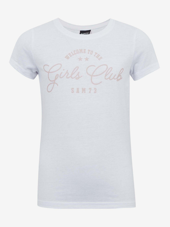 Sam 73 Bijela majica za djevojčice SAM 73 Janli