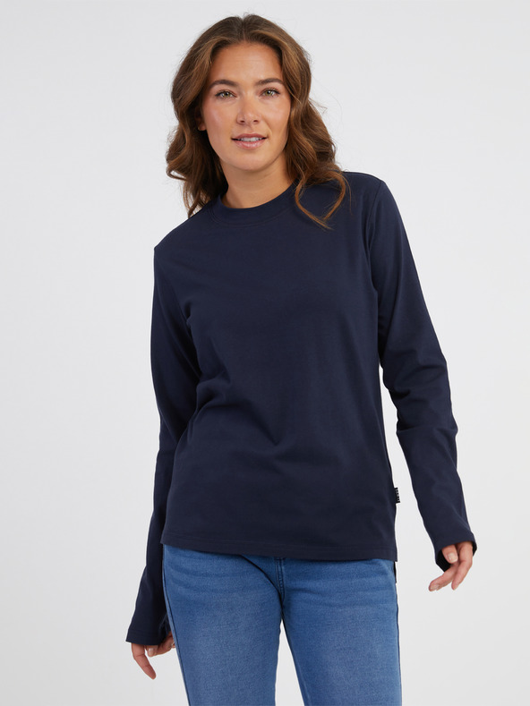 Sam 73 Tamnoplava ženska majica dugih rukava SAM 73 Zira