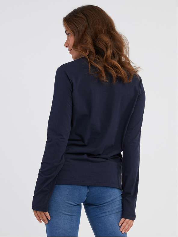 Sam 73 Tamnoplava ženska majica dugih rukava SAM 73 Zira