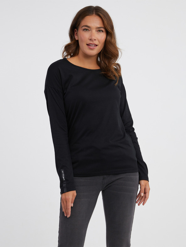 Sam 73 Ženska crna majica dugih rukava SAM 73 Patty