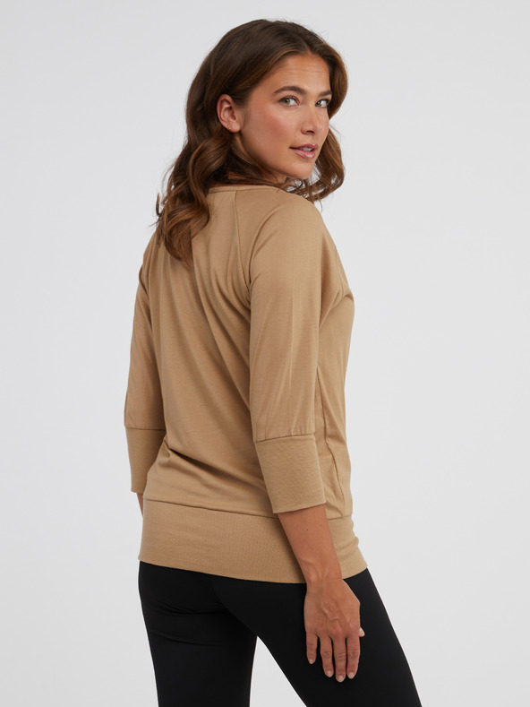 Sam 73 Svijetlo smeđa ženska majica SAM 73 Selma