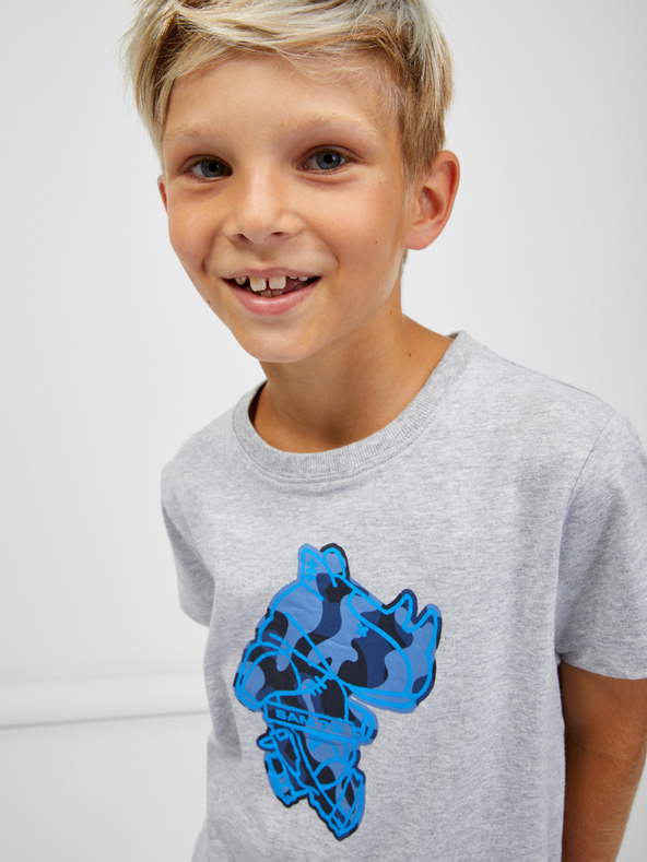 Sam 73 Svijetlo siva dječačka majica kratkih rukava SAM 73 Silaqui