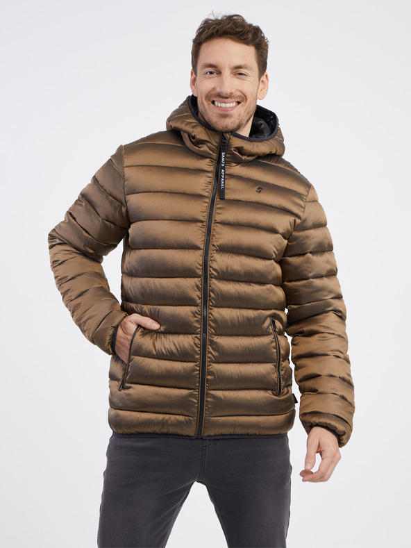 Sam 73 Smeđa muška prošivena jakna SAM 73 Spider