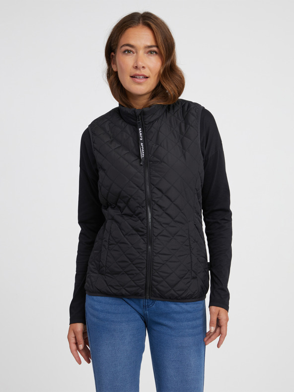 Sam 73 Crni ženski prošiveni prsluk SAM 73 Pictor