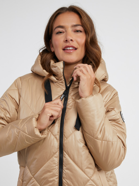 Sam 73 Bež ženski prošiveni kaput SAM 73 Clarice