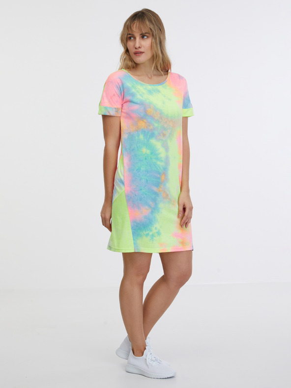 Sam 73 Plavo-zelena ženska haljina s uzorkom SAM 73 Talia