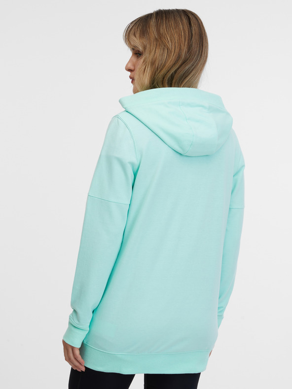 Sam 73 Ženska tirkizna majica s kapuljačom SAM 73 Lisa na patentni zatvarač