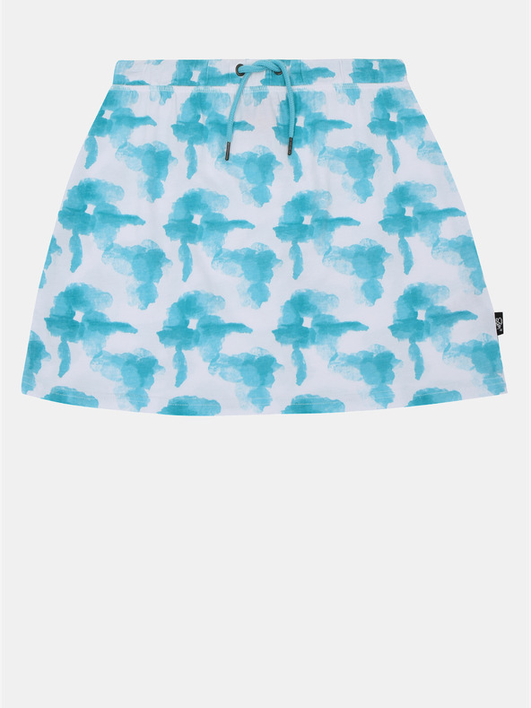 Sam 73 Bijelo-tirkizna djevojačka suknja s uzorkom SAM 73