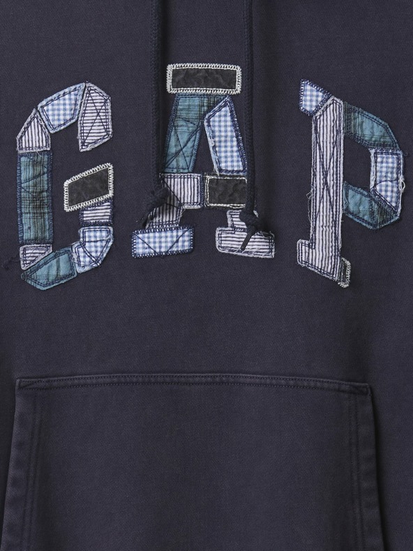 GAP Oversize majica Patchwork Logo Americana GAP