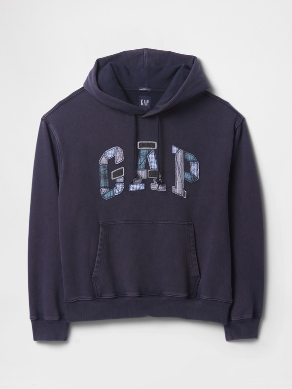 GAP Oversize majica Patchwork Logo Americana GAP