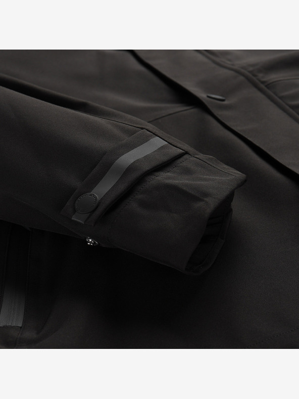 ALPINE PRO Muški kaput s ptx membranom ALPINE PRO SETIJ crni