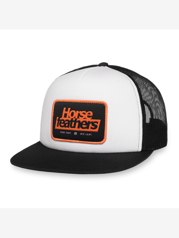 Horsefeathers Kapa s kotačićem - bijela KONJSKA PERJA