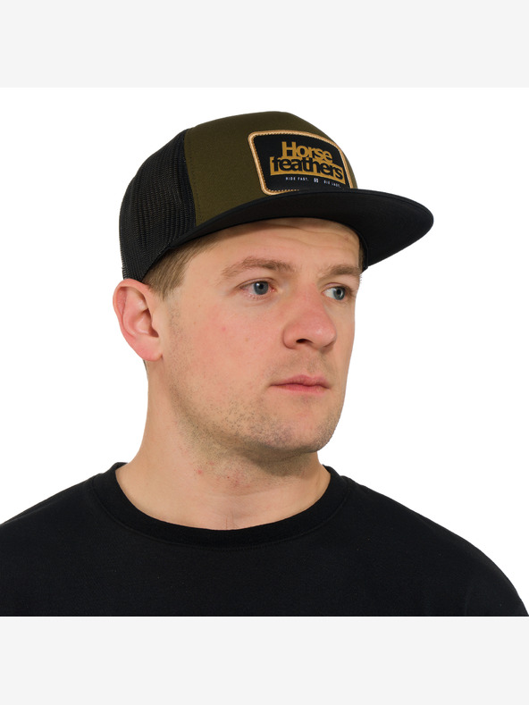 Horsefeathers Kapa na kotačiću - maslinasta KONJSKA PERJA