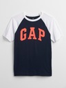 GAP Plava dječja majica za dječake GAP Logo t-shirt