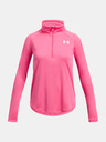 Under Armour Girls Under Armour Tech Graphic 1/2 majica s patentnim zatvaračem