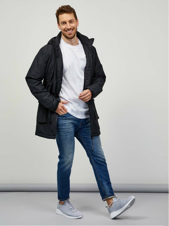 Sam 73 Crni muški kaput SAM 73 Edward