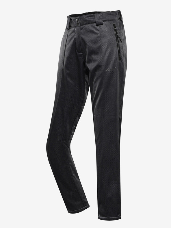 ALPINE PRO Ženske skijaške softshell hlače ALPINE PRO UFEDA crna varijanta pa