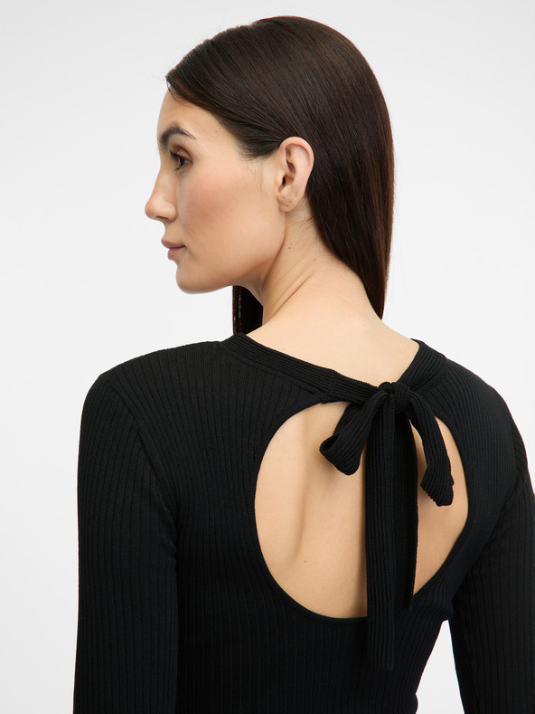 Orsay Crna ženska midi haljina ORSAY