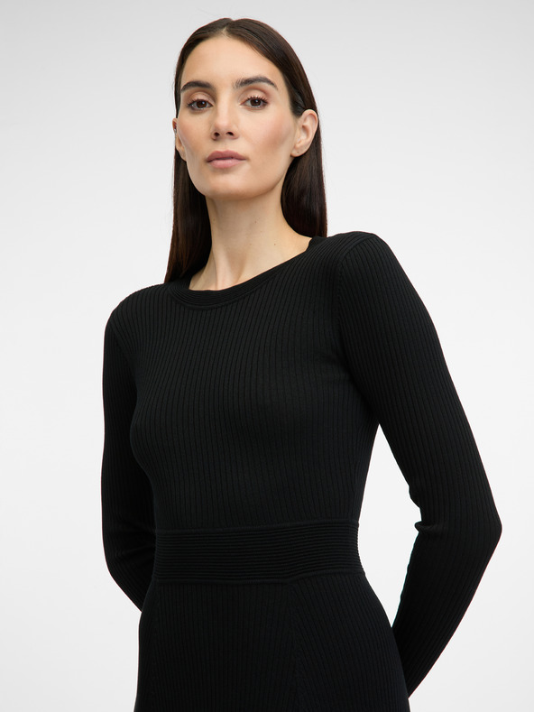 Orsay Crna ženska midi haljina ORSAY