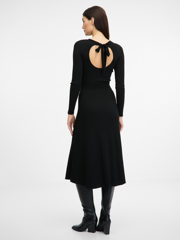 Orsay Crna ženska midi haljina ORSAY