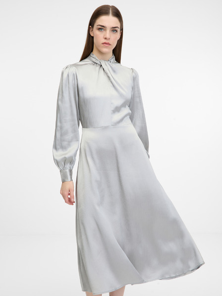 Orsay Srebrna ženska midi haljina ORSAY