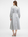 Orsay Srebrna ženska midi haljina ORSAY
