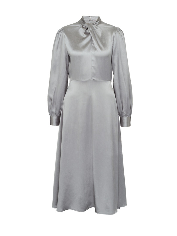 Orsay Srebrna ženska midi haljina ORSAY