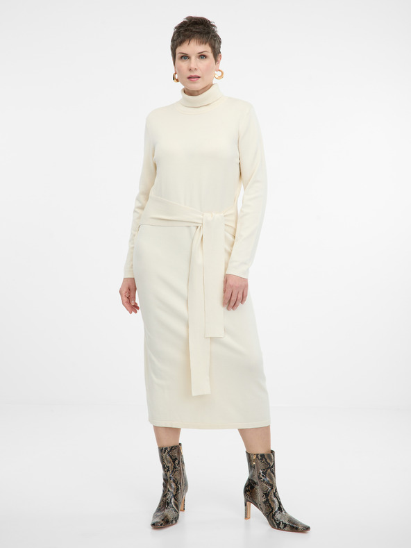 Orsay Krem ženska haljina ORSAY