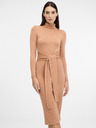Orsay Svijetlo smeđa ženska midi haljina ORSAY