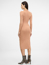 Orsay Svijetlo smeđa ženska midi haljina ORSAY