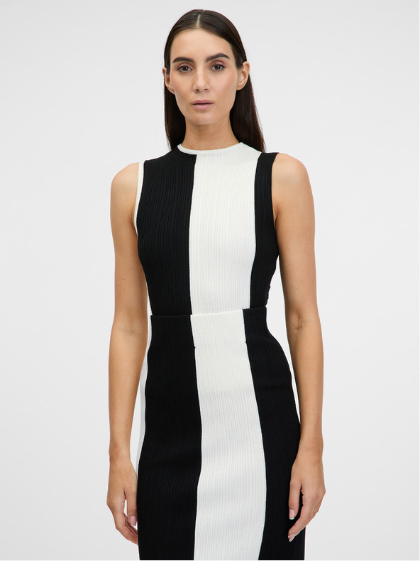 Orsay Crno bijeli ženski džemper ORSAY