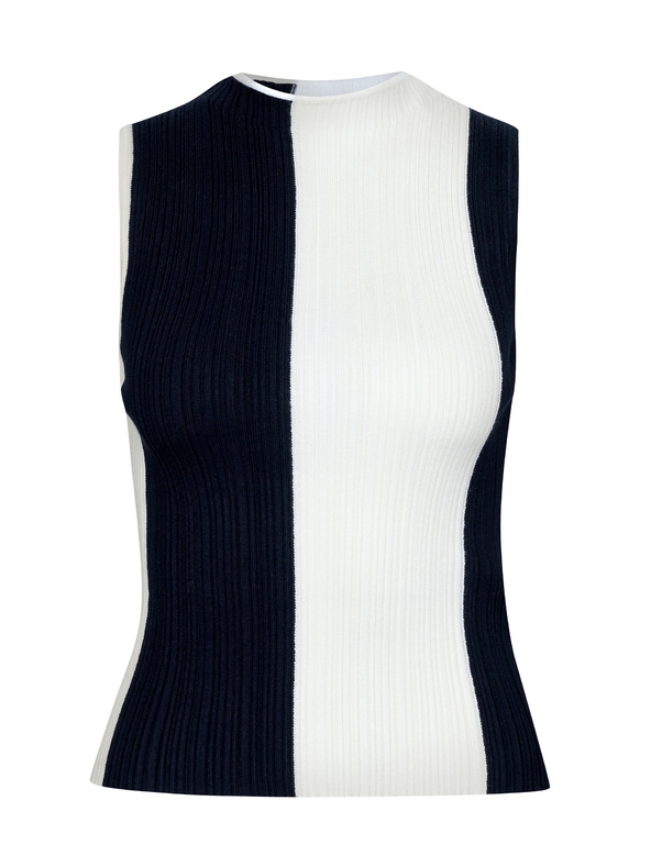 Orsay Crno bijeli ženski džemper ORSAY