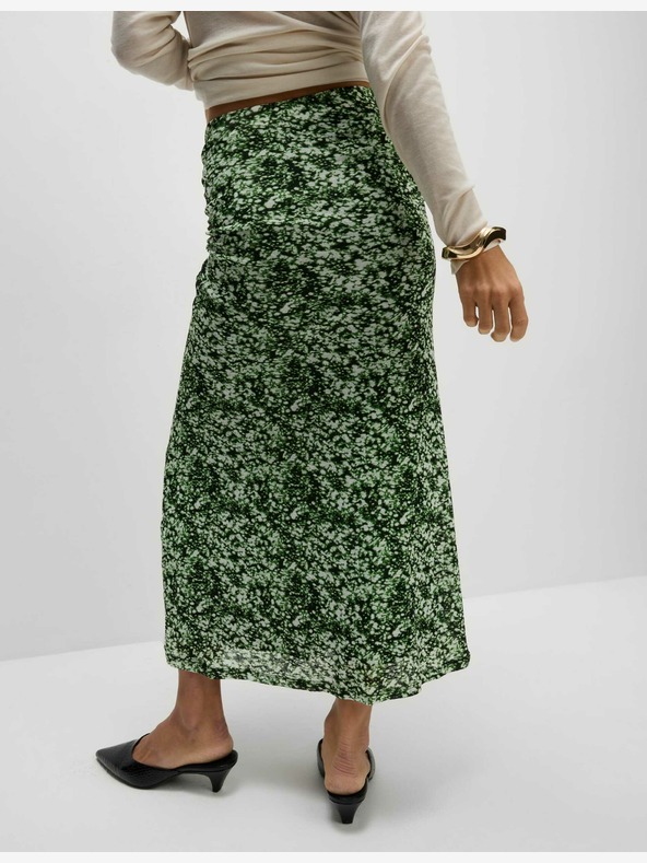 Marks & Spencer Midi suknja od žerseja A kroja sa zelenim printom Marks & Spencer