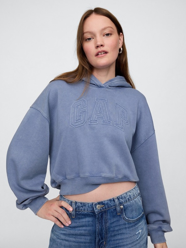 GAP Oversize kratki sweatshirt GAP
