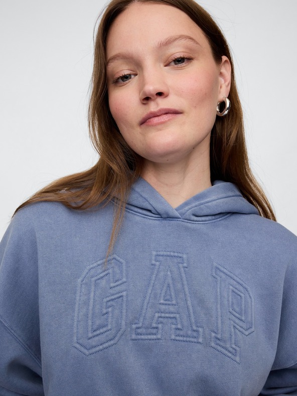 GAP Oversize kratki sweatshirt GAP