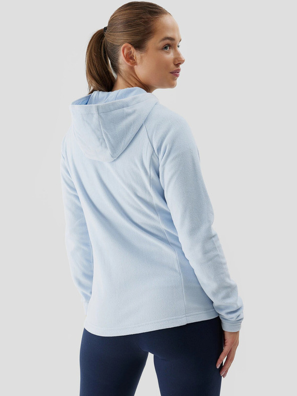 4F Obična ženska dukserica od flisa s patentnim zatvaračem 4F