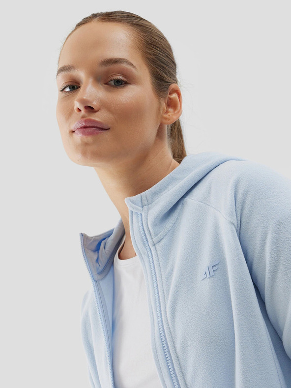 4F Obična ženska dukserica od flisa s patentnim zatvaračem 4F