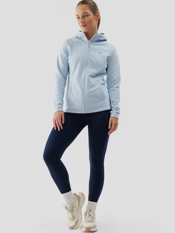 4F Obična ženska dukserica od flisa s patentnim zatvaračem 4F