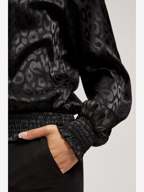 Moodo Moodo crna košulja s volanima